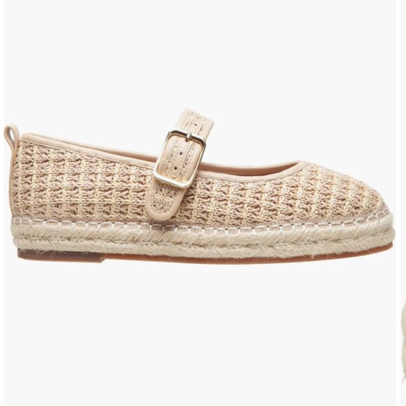Linea Paolo Marjorie Mary Jane Flat (Women) in Natural 7.5 NWT - Picture 2 of 3